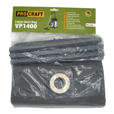 Мішок тканинний PRO-CRAFT для пилососа VP-1400 (5шт)