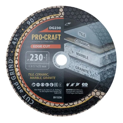 Диск алмазний PRO-CRAFT DG-230