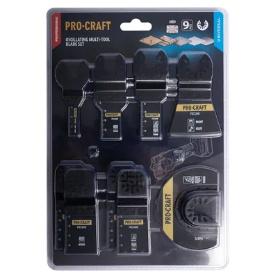 Набір насадок для реноваторів  PRO-CRAFT MB-9