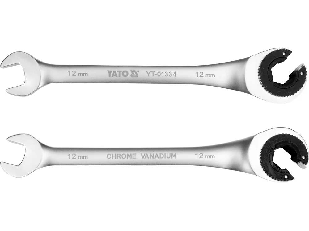 Ключ ріжково-накидний з тріщаткою YATO М12 мм, L= 174 мм