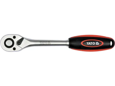 Тріщатка YATO : квадрат 1/4", L= 148 мм, 72T