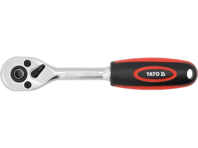 Тріщатка YATO : квадрат 1/4", L= 160 мм, 90Т