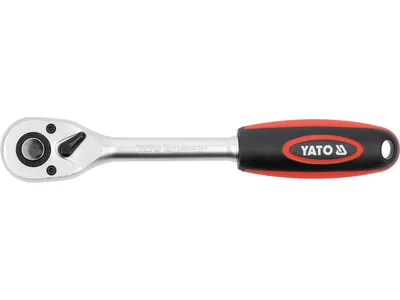 Тріщатка YATO : квадрат 1/2", L= 255 мм, 90Т