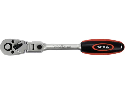 Тріщатка YATO з шарніром, M=3/8"(9,5 мм), L=242 мм