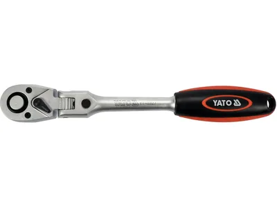 Тріщатка з шарніром YATO : квадрат 1/2", L= 290 мм, 72T