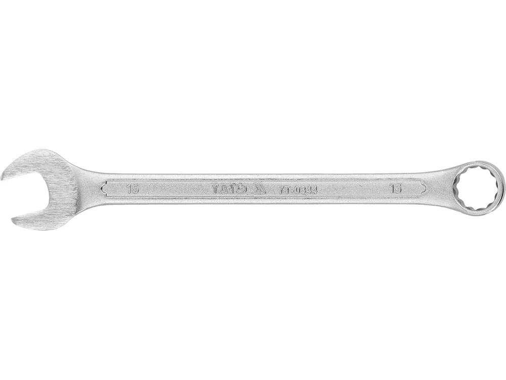 Ключ ріжково накидний YATO : CrV, М= 15 мм, L= 200 мм