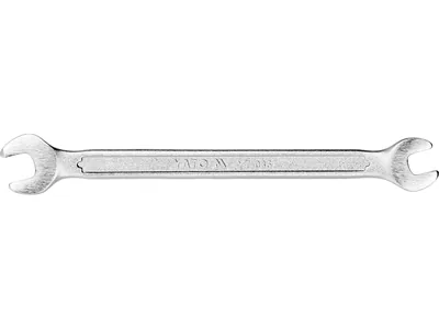Ключ ріжковий YATO : CrV, М= 6х7 мм, l=120 мм