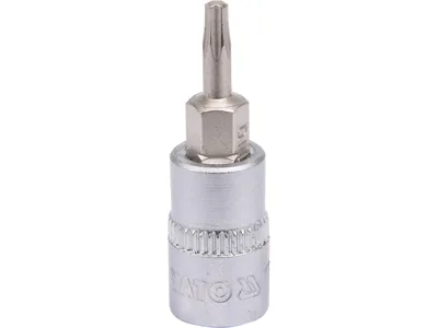Головка торцева YATO квадрат 1/4 "TORX" Т10, L= 37 мм