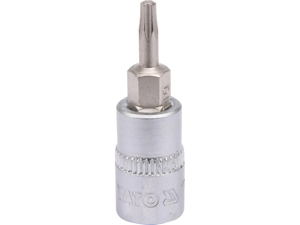Головка торцева YATO квадрат 1/4 "TORX" Т10, L= 37 мм
