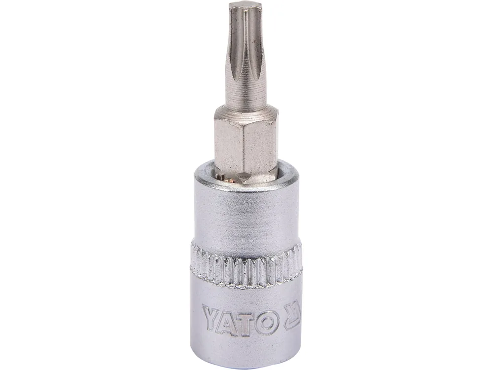 Головка торцева YATO квадрат 1/4 "TORX" Т20, L= 37 мм