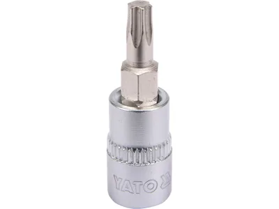 Головка торцева YATO квадрат 1/4 "TORX" Т25, L= 37 мм