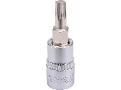 Головка торцева YATO квадрат 1/4 "TORX" Т30, L= 37 мм