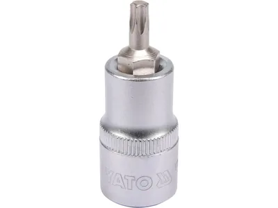 Головка торцева YATO квадрат 1/2 "TORX" Т27, L= 55 мм