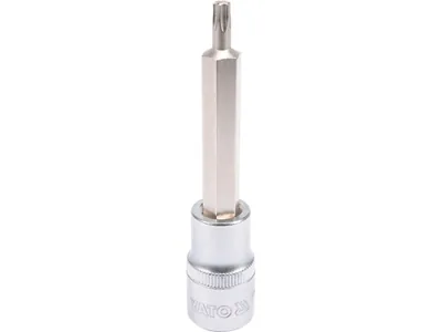 Головка торцева YATO квадрат 1/2 "TORX" подовжена Т27, L= 100 мм