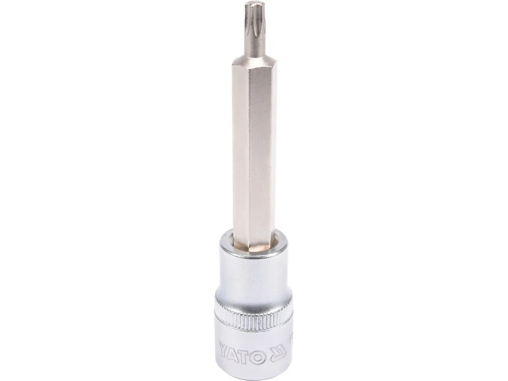 Головка торцева YATO квадрат 1/2 "TORX" подовжена Т27, L= 100 мм