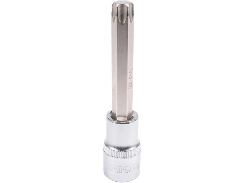 Головка торцева YATO квадрат 1/2 "TORX" подовжена Т55, L= 100 мм