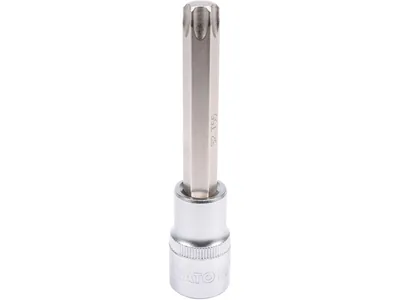 Головка торцева YATO квадрат 1/2 "TORX" подовжена Т55, L= 100 мм