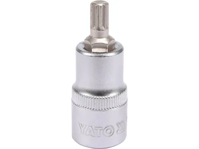 Головка торцева YATO квадрат 1/2 "SPLINE" М8, L= 55 мм