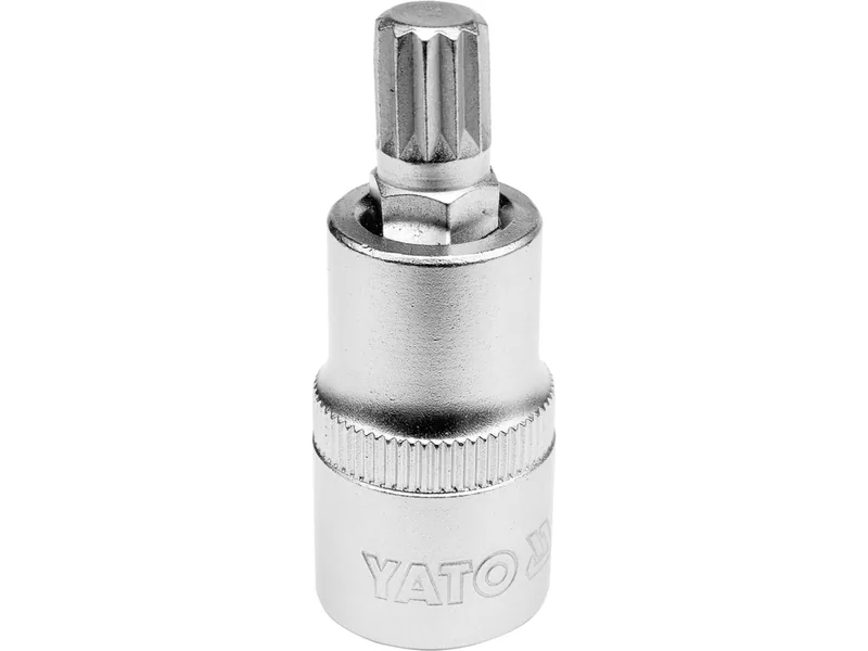 Головка торцева YATO квадрат 1/2 "SPLINE" M10, L= 55 мм