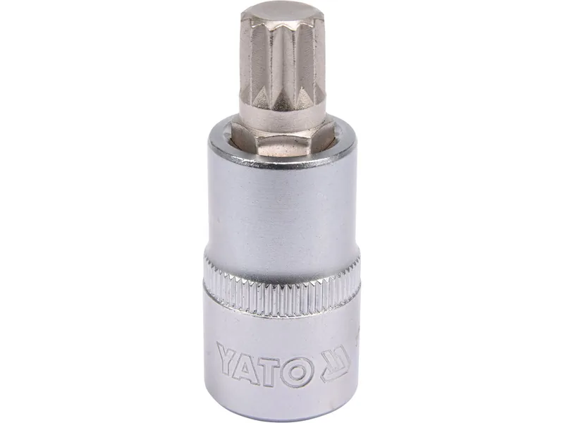 Головка торцева YATO квадрат 1/2 "SPLINE" M12, L= 55 мм