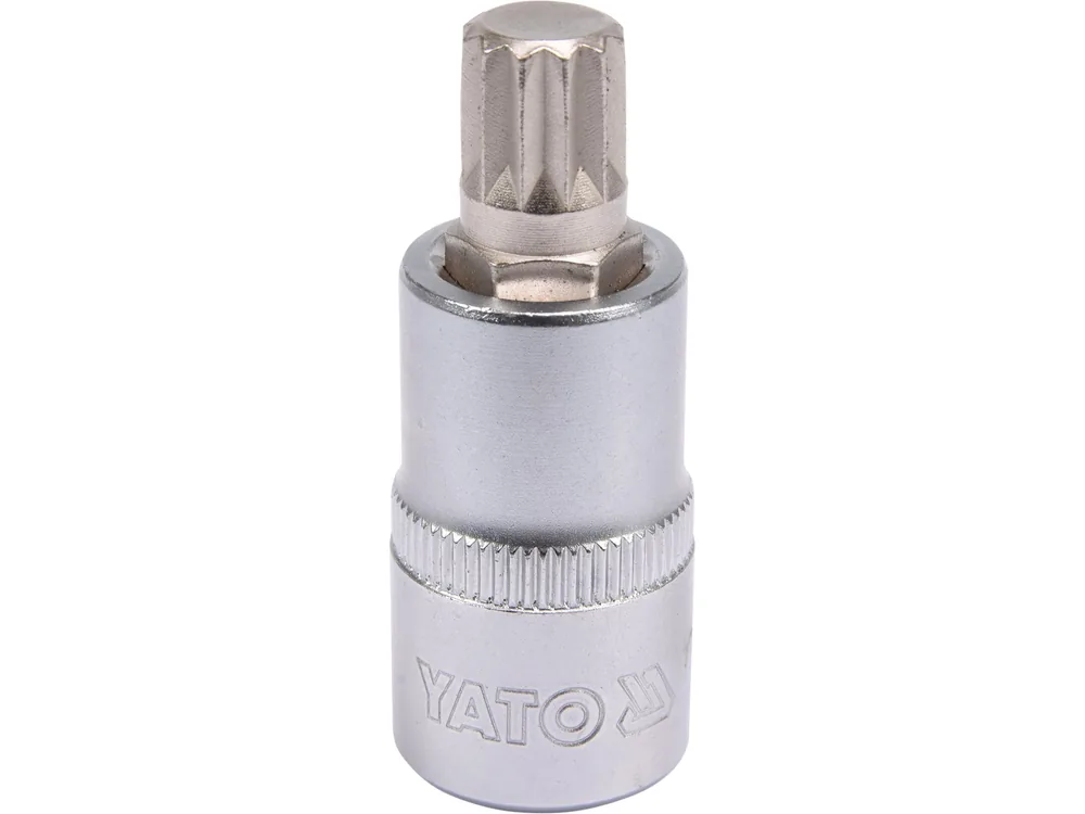Головка торцева YATO квадрат 1/2 "SPLINE" M12, L= 55 мм