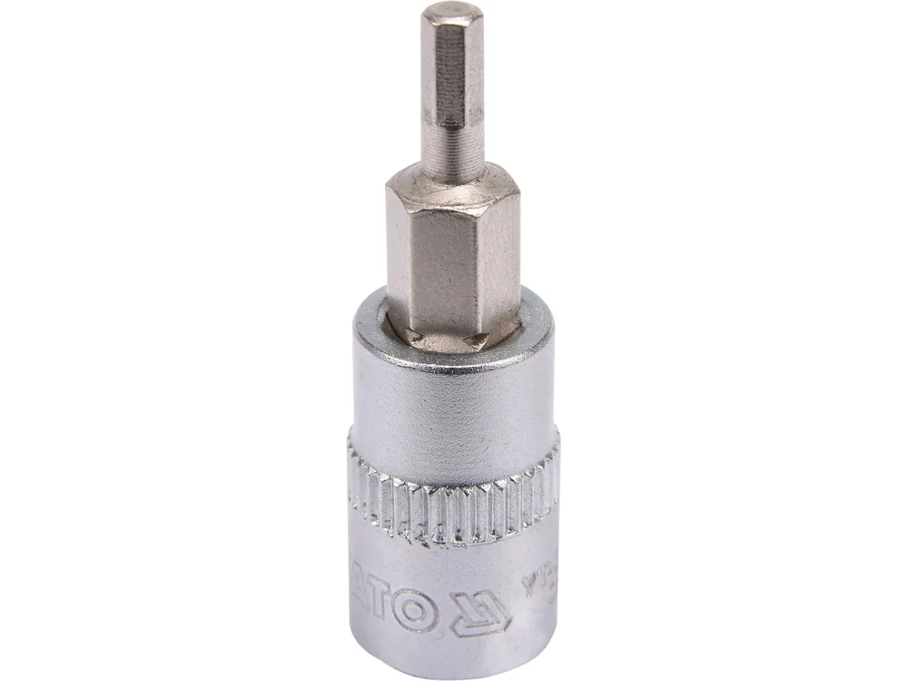 Головка торцева YATO квадрат 1/4". HEX M3, L= 37 мм