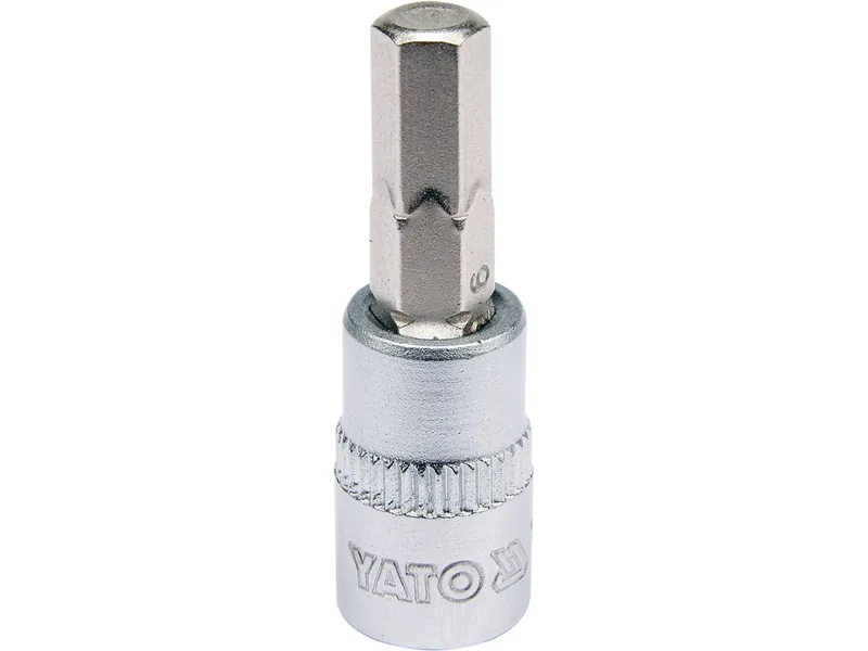 Головка торцева YATO квадрат 1/4". HEX M6, L= 37 мм