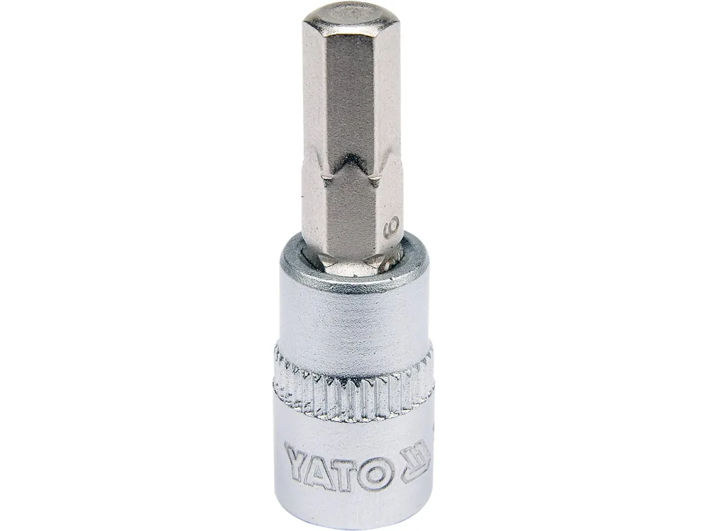 Головка торцева YATO квадрат 1/4". HEX M6, L= 37 мм
