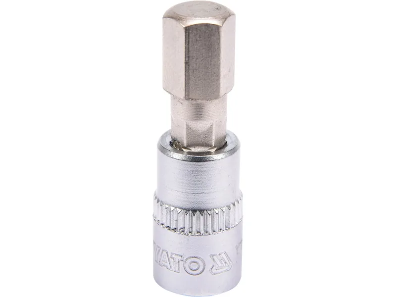 Головка торцева YATO квадрат 1/4 HEX M8, L= 37 мм