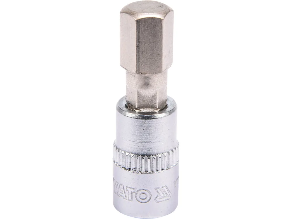 Головка торцева YATO квадрат 1/4 HEX M8, L= 37 мм