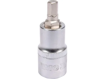 Головка торцева YATO квадрат 1/2 HEX M7, L= 55 мм