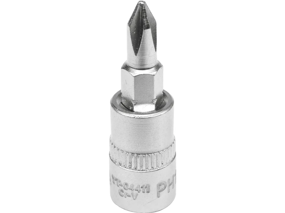 Головка торцева YATO кадрат 1/4 "Philips" PH1, L= 37 мм