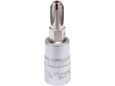 Головка торцева YATO квадрат 1/4 "Philips" PH3, L= 37 мм