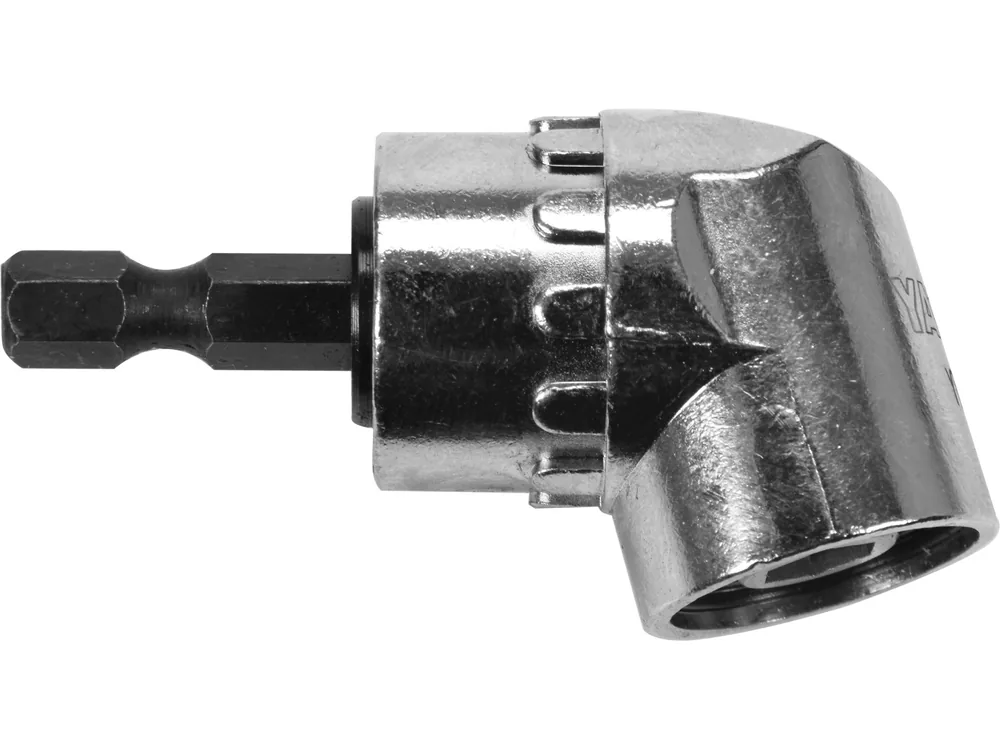 Тримач-адаптер кутовий YATO : HEX - 1/4", L= 37 мм, F=12 Нм, під кутом 105°