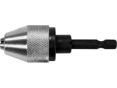 Патрон для дриля YATO : HEX-1/4", Ø=0.5-6.5 мм, L= 75 мм, металевий