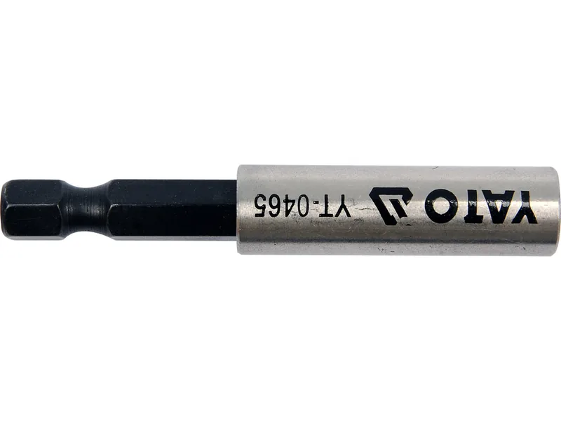 Тримач насадок викруткових YATO : 1/4", L= 60 мм. магнітний