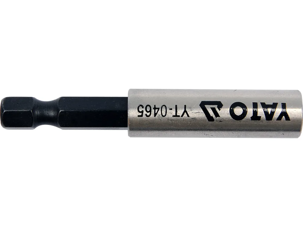 Тримач насадок викруткових YATO : 1/4", L= 60 мм. магнітний