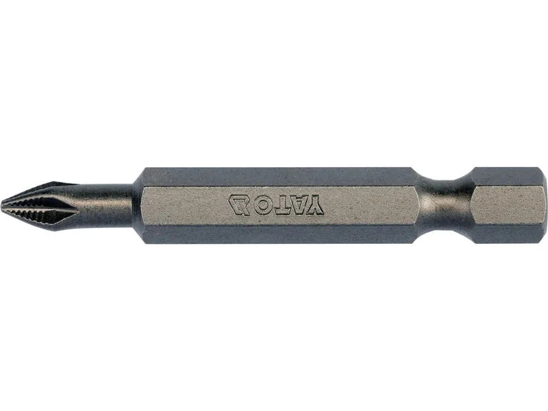 Насадка викруткова YATO PН1 x 50 мм, HEX- 1/4"; паков. 10 шт.