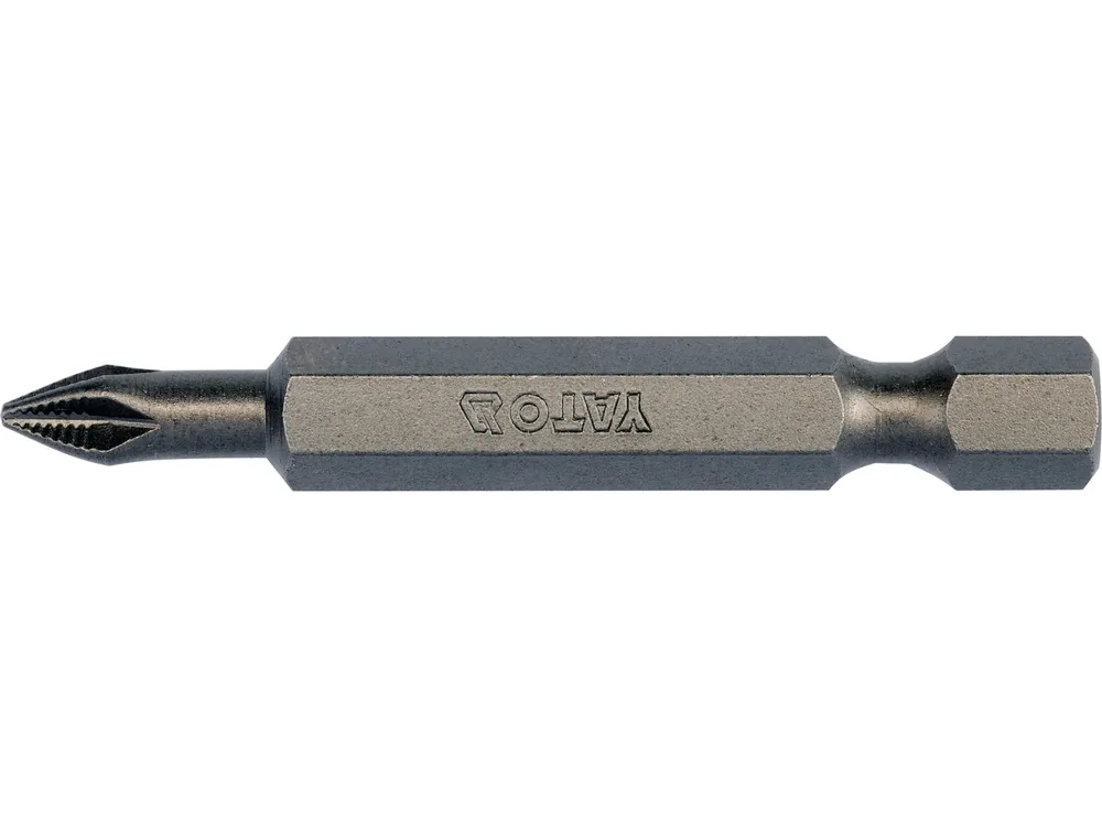Насадка викруткова YATO PН1 x 50 мм, HEX- 1/4"; паков. 10 шт.
