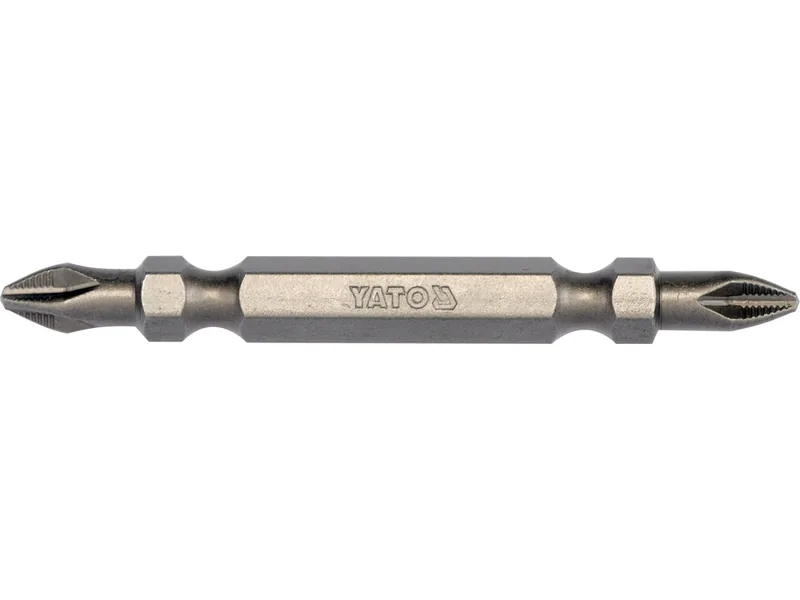 Насадка викруткова двостороння YATO : Philips РН2 - PH2, L= 65 мм. 10 (Уп/Шт.)