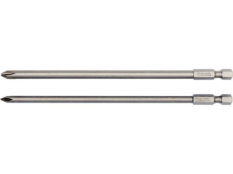 Насадка викруткова YATO : "Philips" PH1,PH2 x 150 мм, HEX 1/4". Набір 2 шт.