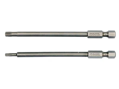 Набір насадок викруткових YATO : "TORX SECURITY" T10/T25, квадрат 1/4", L=100мм. 2 шт.