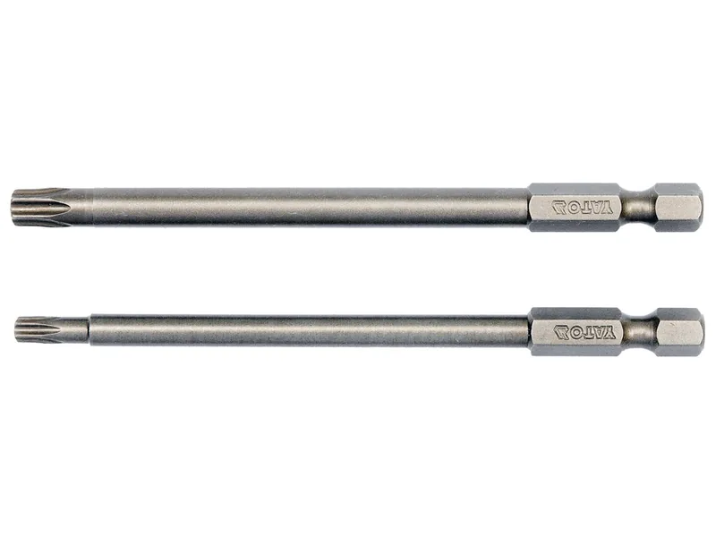 Набір насадок викруткових YATO : "TORX SECURITY" T20/T30, квадрат 1/4", L=100мм. 2 шт.