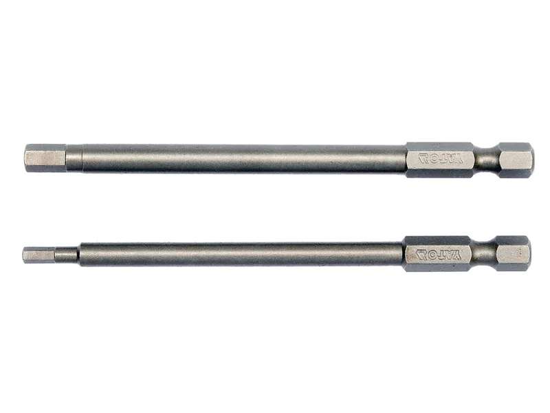 Набір насадок викруткових YATO : "HEX TAMPER" 3мм,5мм, квадрат 1/4", L= 100 мм. 2шт.