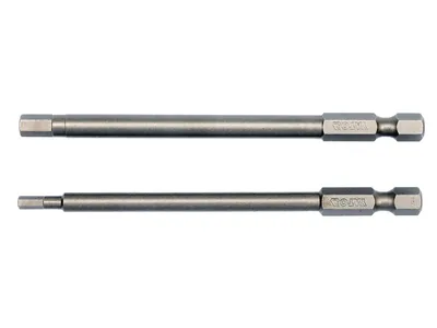 Набір насадок викруткових YATO : "HEX TAMPER" 3мм,5мм, квадрат 1/4", L= 100 мм. 2шт.