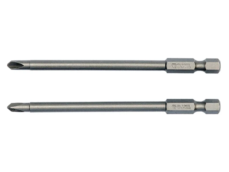 Набір насадок викруткових YATO : "TRI-WING" #1-#3, квадрат 1/4", L= 100 мм. 2 шт.