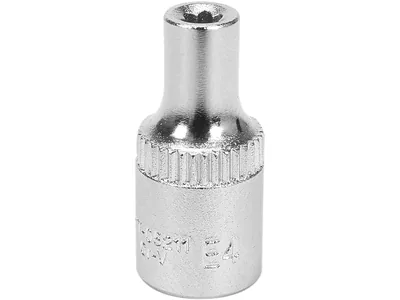 Головка торцева YATO : TORX E4, квадрат 1/4", L= 25 мм. CrV,