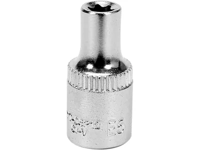 Головка торцева YATO : TORX E5, квадрат 1/4", L= 25 мм. CrV,