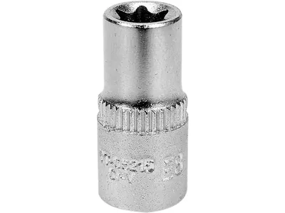 Головка торцева YATO : TORX E8, квадрат 1/4", L= 25 мм. CrV,