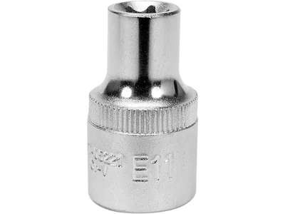 Головка торцева YATO : TORX E11, квадрат 1/2", L= 38 мм. CrV,